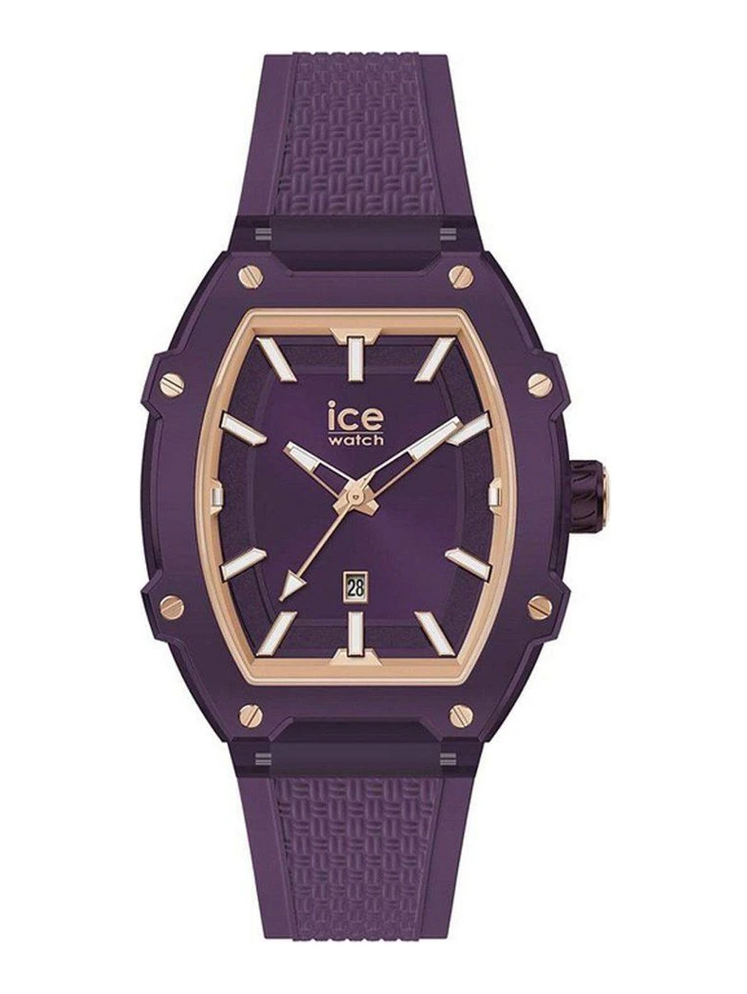 Purple Synthetic Dress Watch