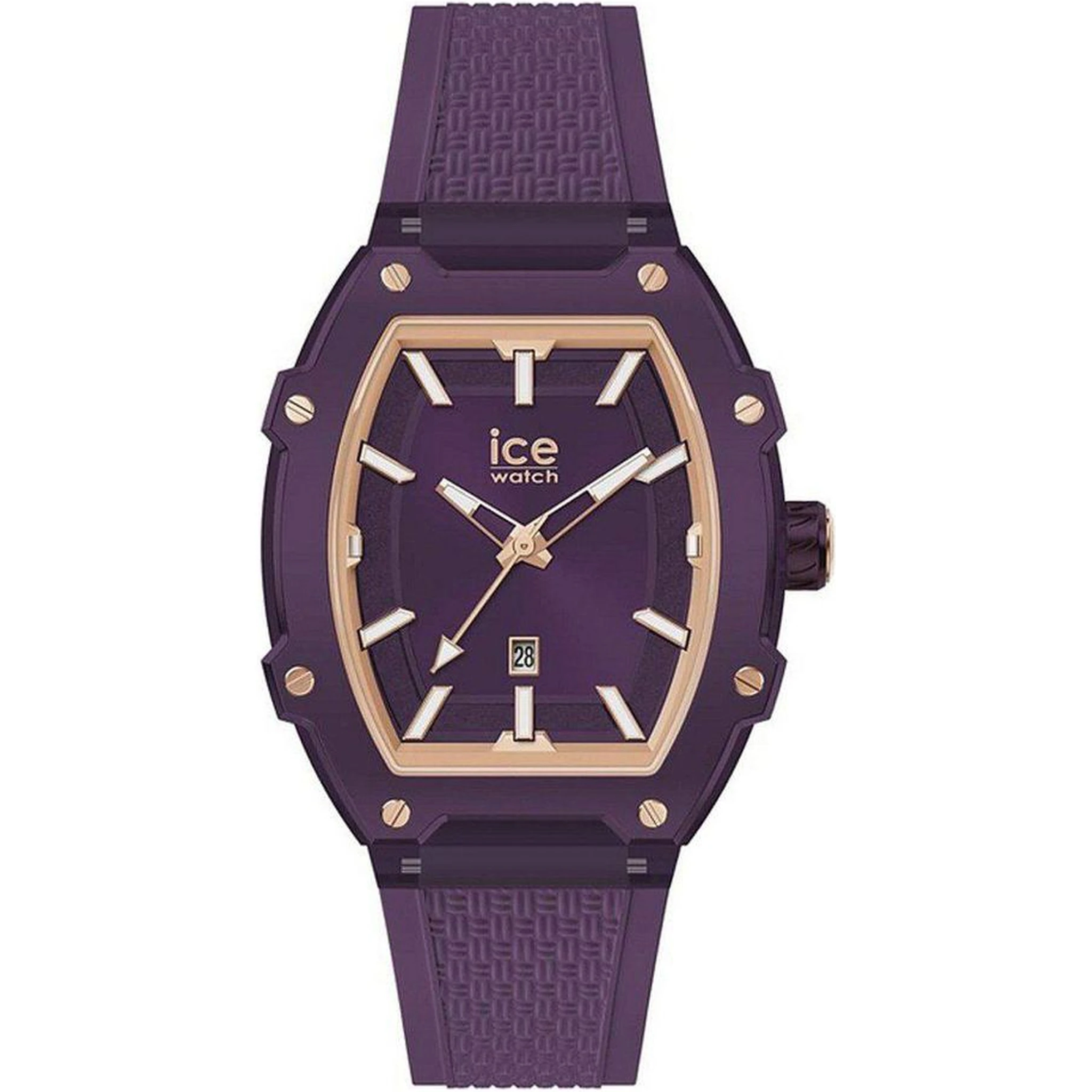 Purple Synthetic Dress Watch