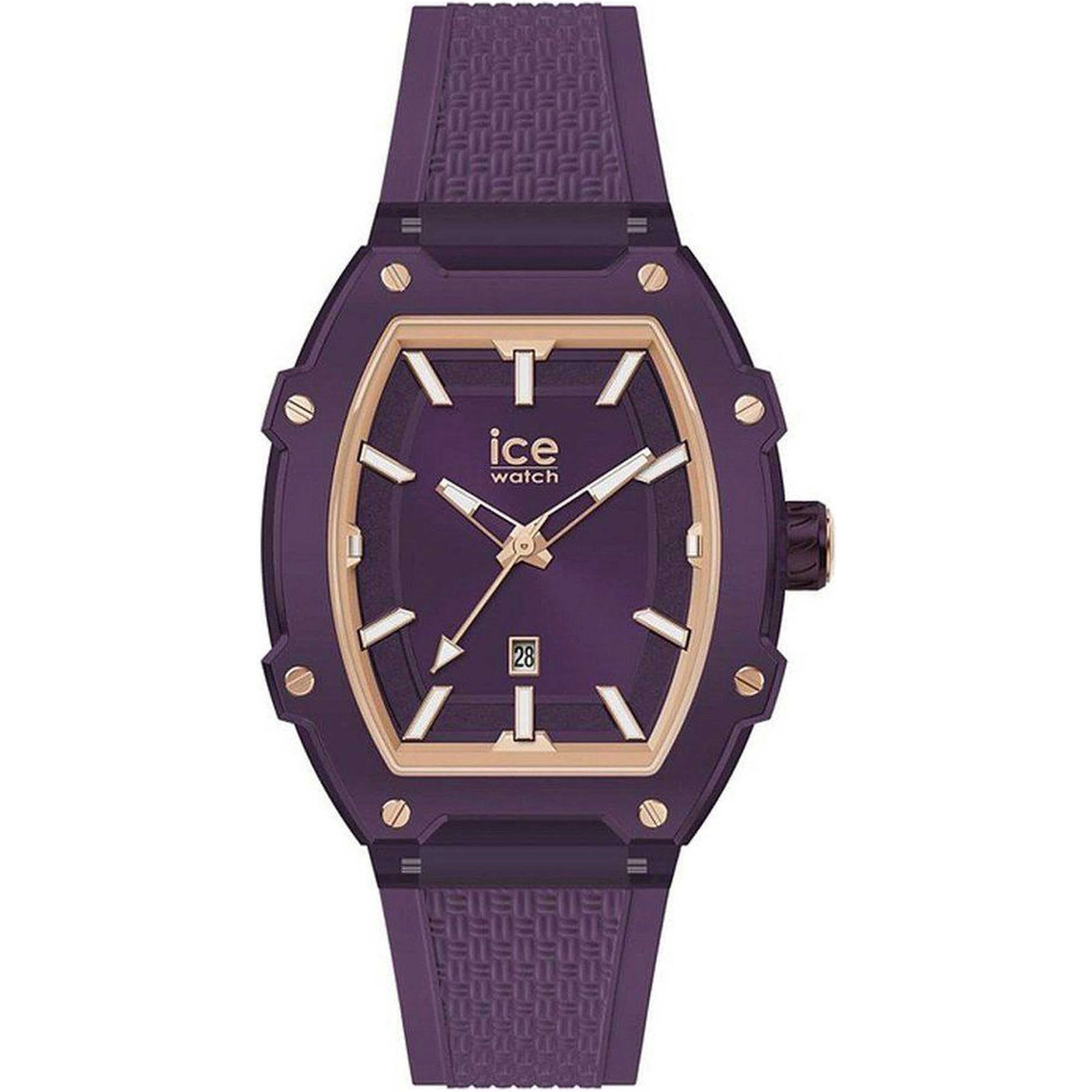 Purple Synthetic Dress Watch