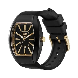 Black Synthetic Dress Watch