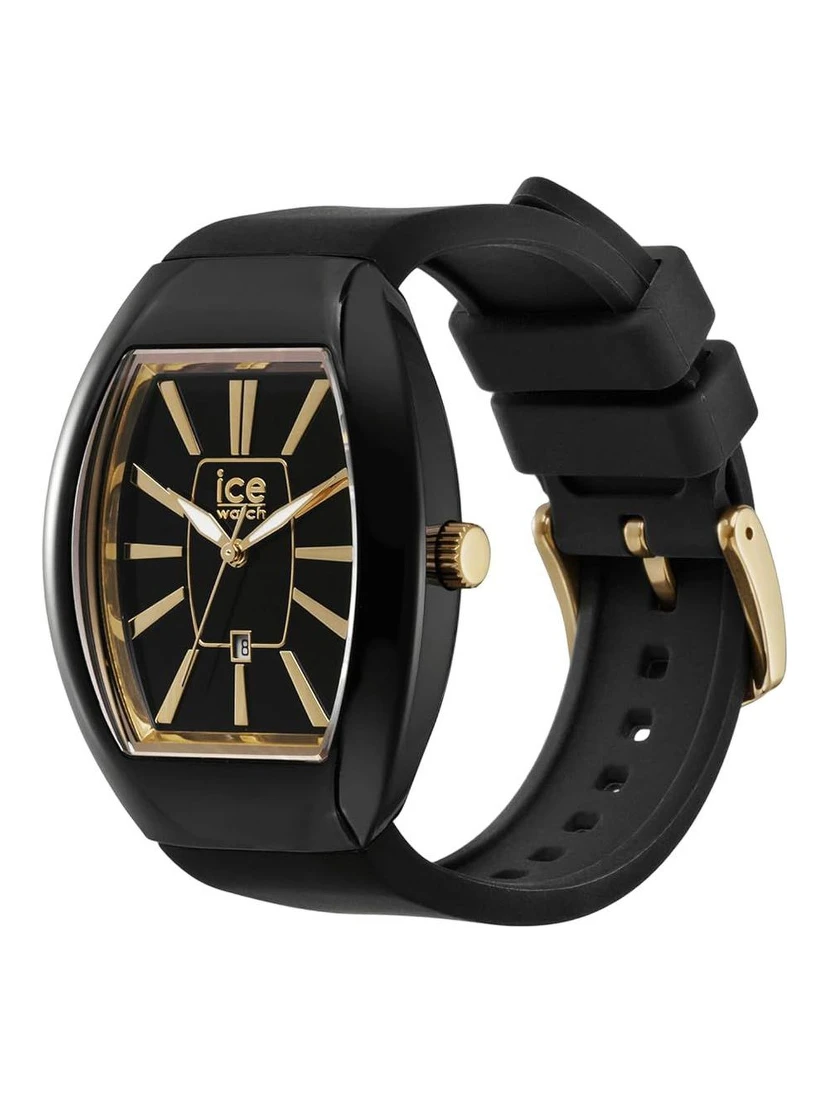 Black Synthetic Dress Watch
