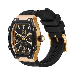 ساعة رياضية سوداء صناعية