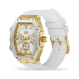 White Synthetic Dress Watch