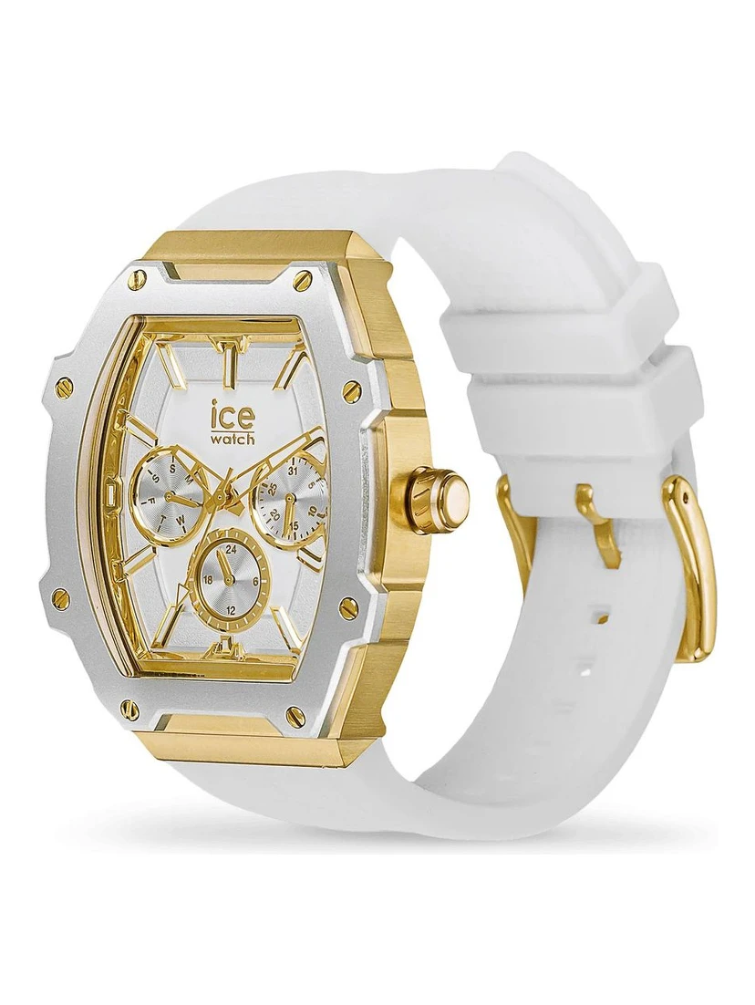 White Synthetic Dress Watch