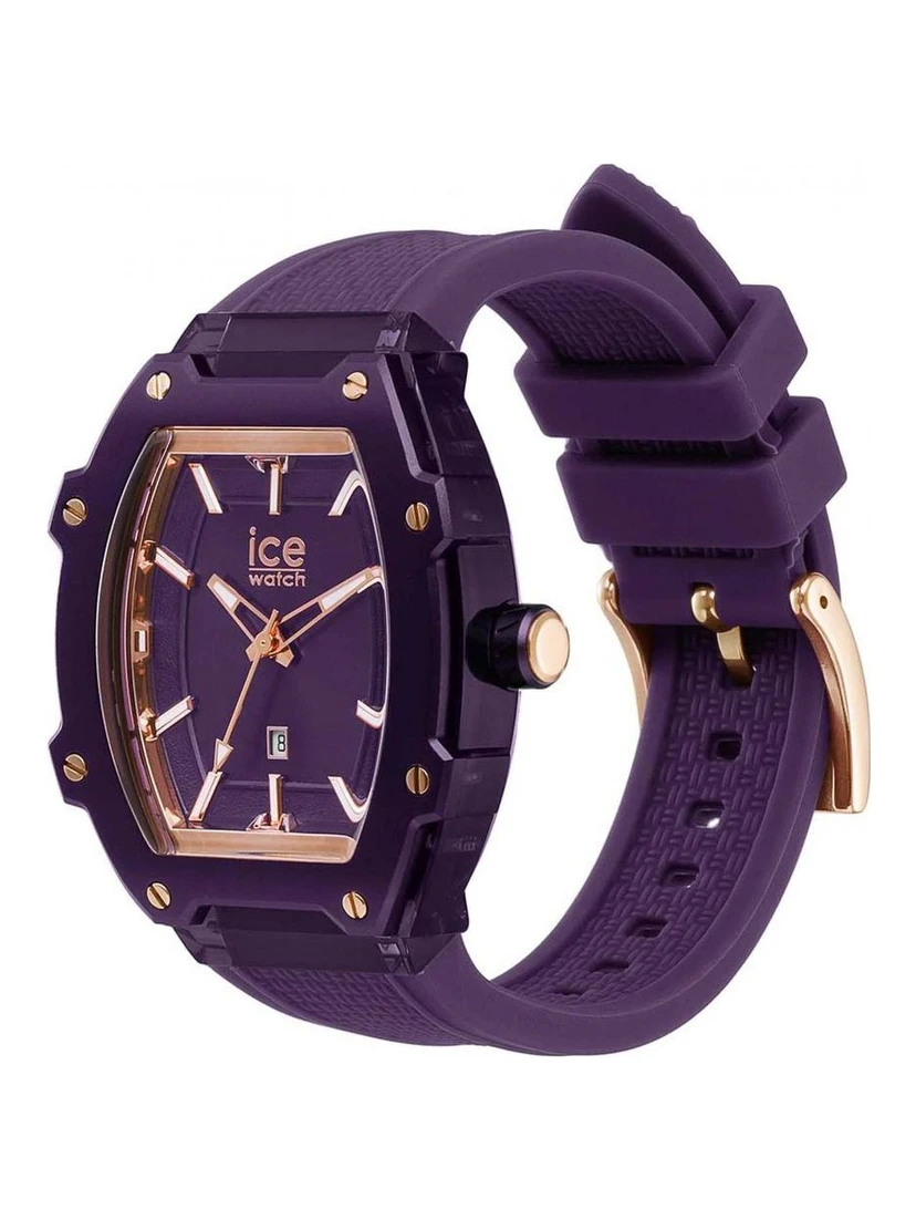 Purple Synthetic Dress Watch