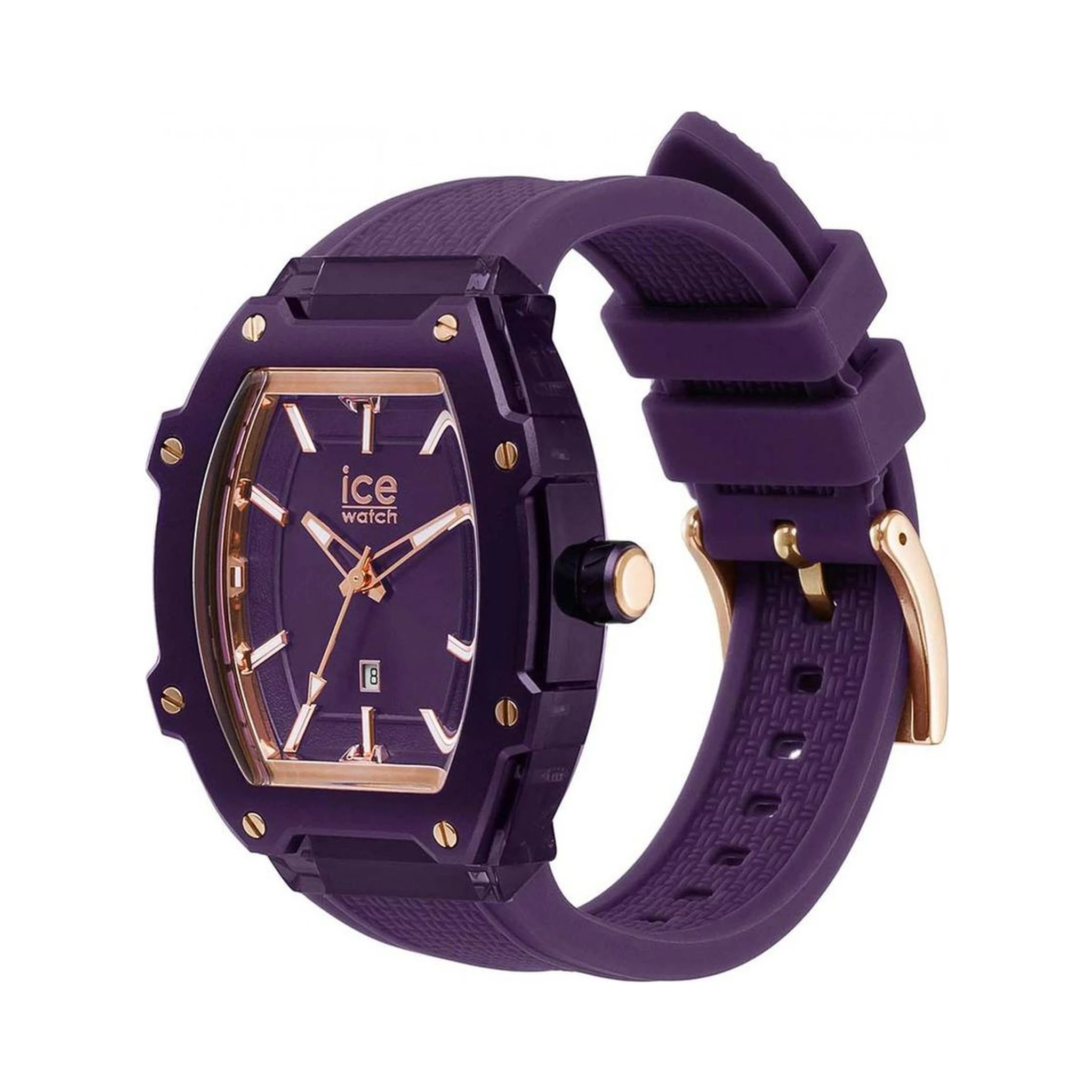 Purple Synthetic Dress Watch