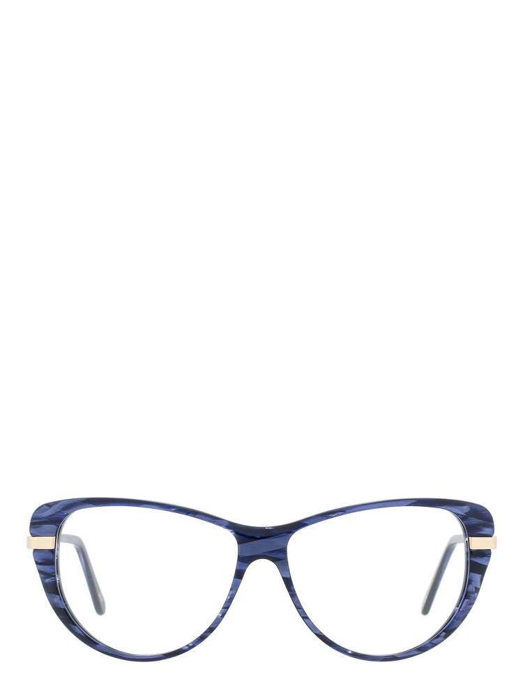Blue Metal & Plastic Glasses (Frames)