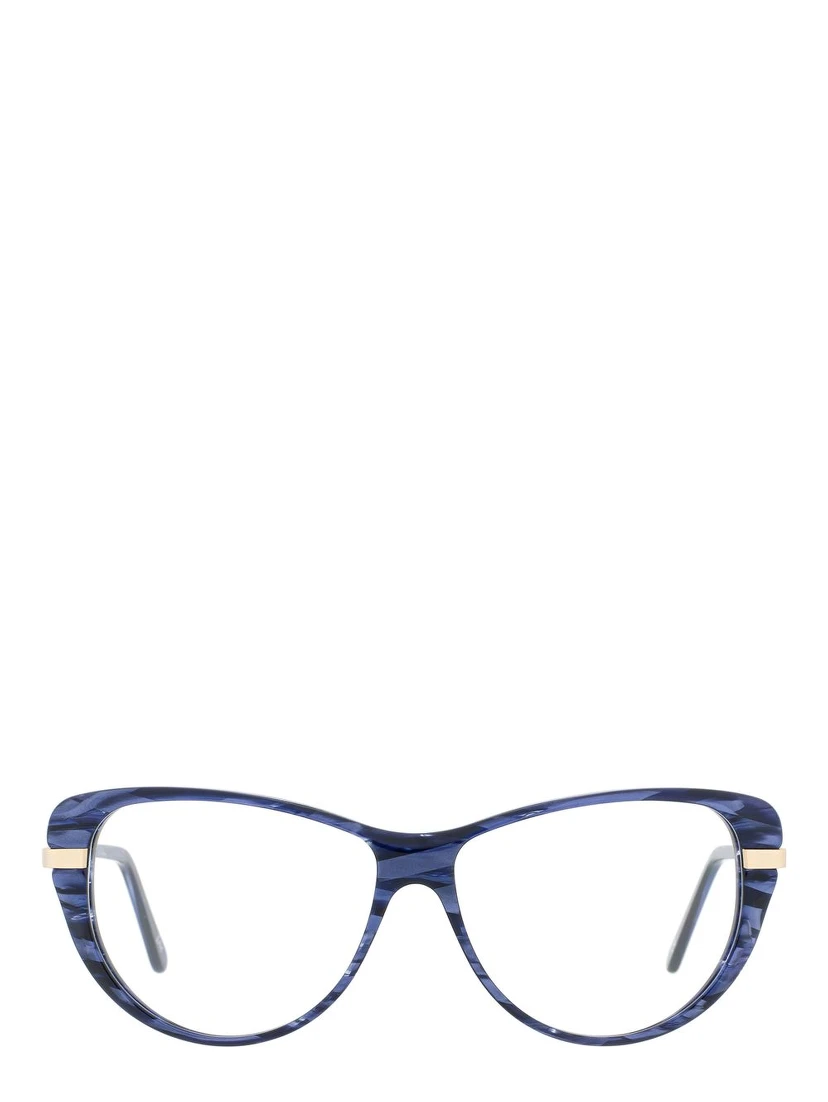 Blue Metal & Plastic Glasses (Frames)