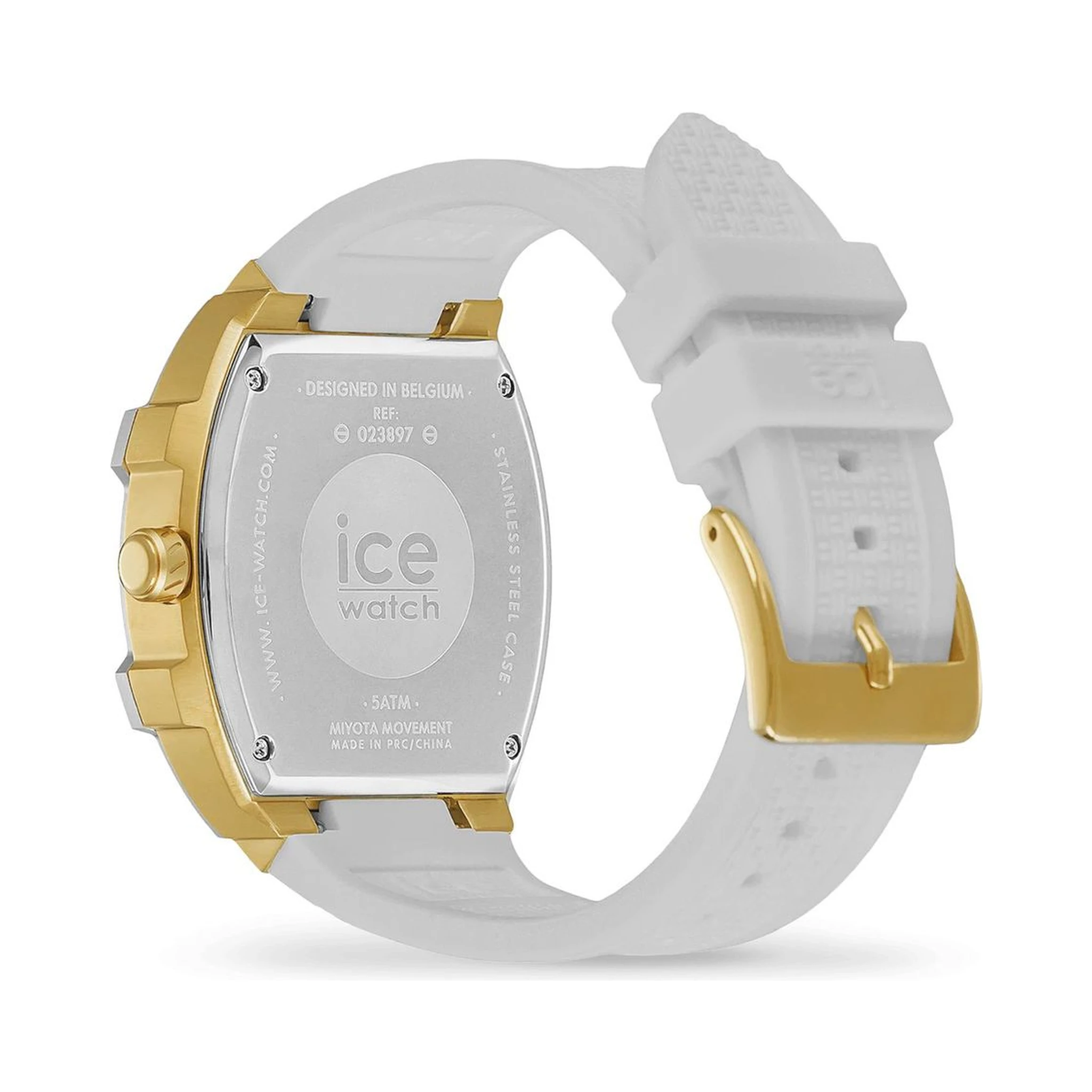 White Synthetic Dress Watch