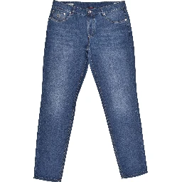 جينز قطني أزرق