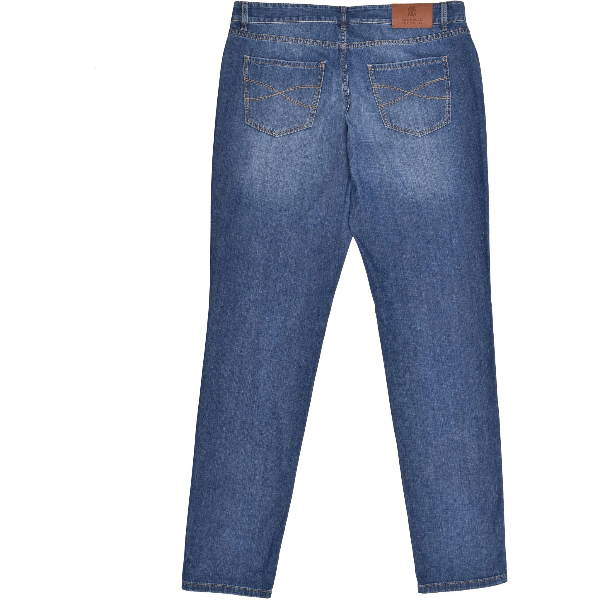 جينز قطني أزرق