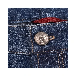 جينز قطني أزرق