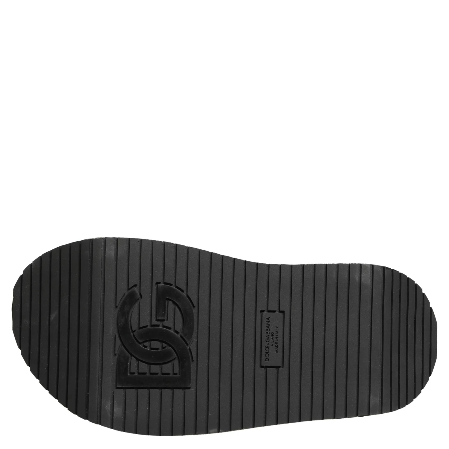 Gray Leather Monogram Logo Sandals Shoes