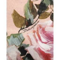 Pink Floral Cotton Button Front Shirt Top