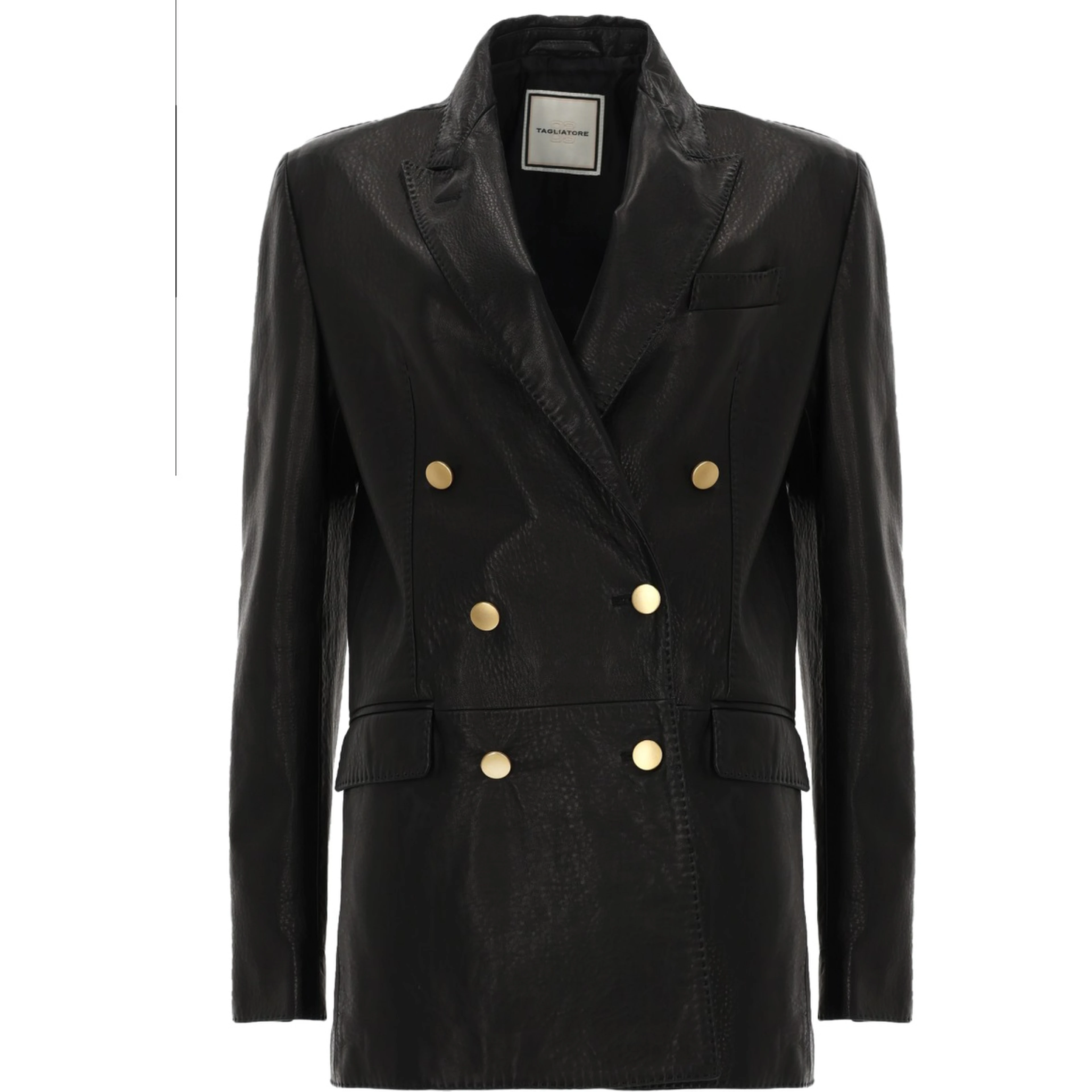 LEATHER BLAZER