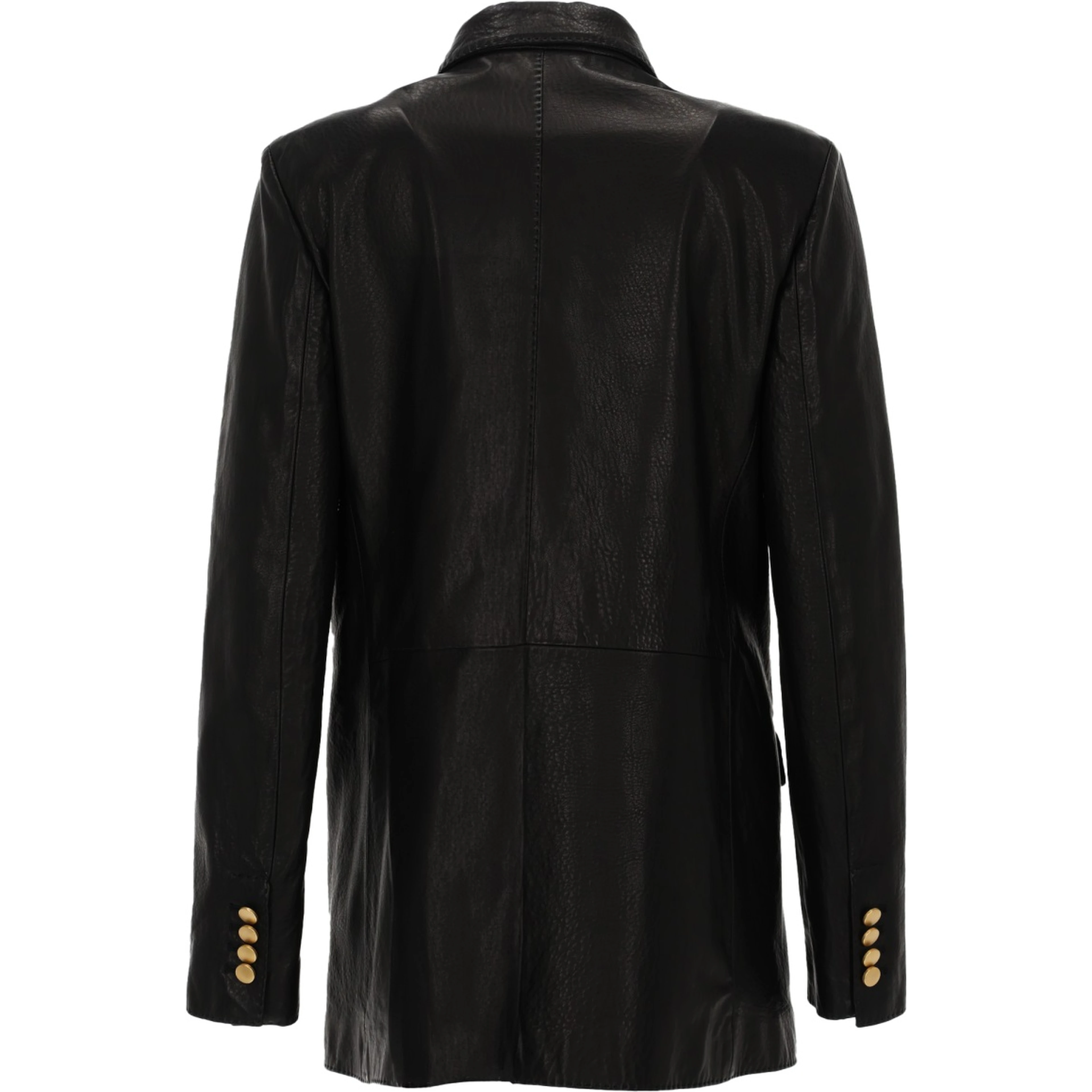 LEATHER BLAZER