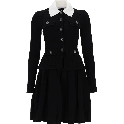 MINI DRESS WITH CONTRASTING COLLAR