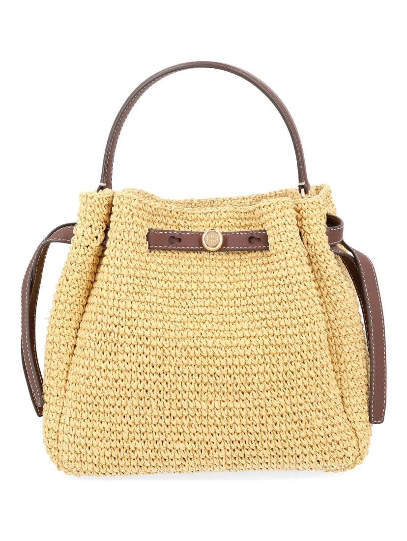 BORSA "ROMY" A SECCHIELLO IN PAGLIA