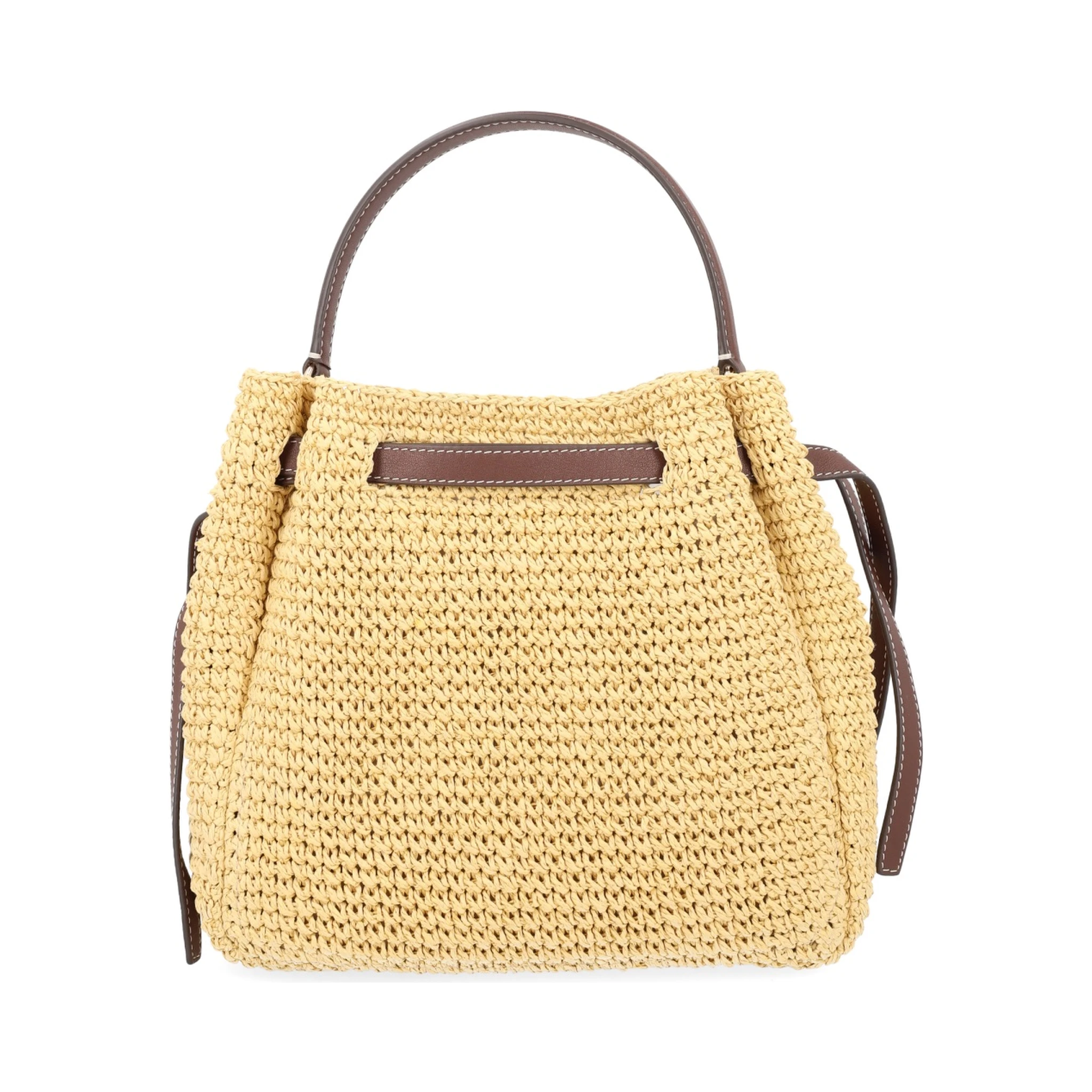 BORSA "ROMY" A SECCHIELLO IN PAGLIA