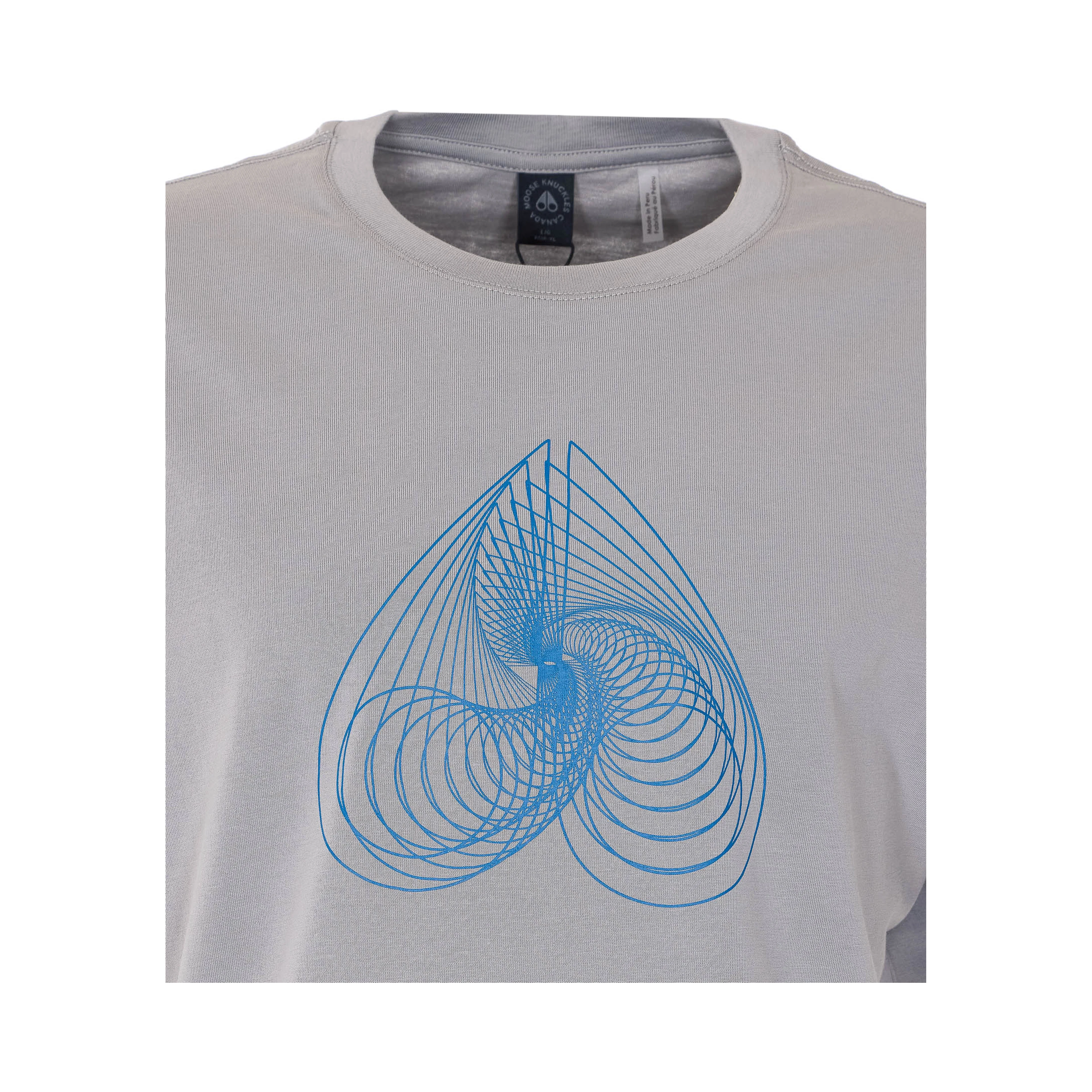 Moose Knuckles T-shirts and Polos Grey