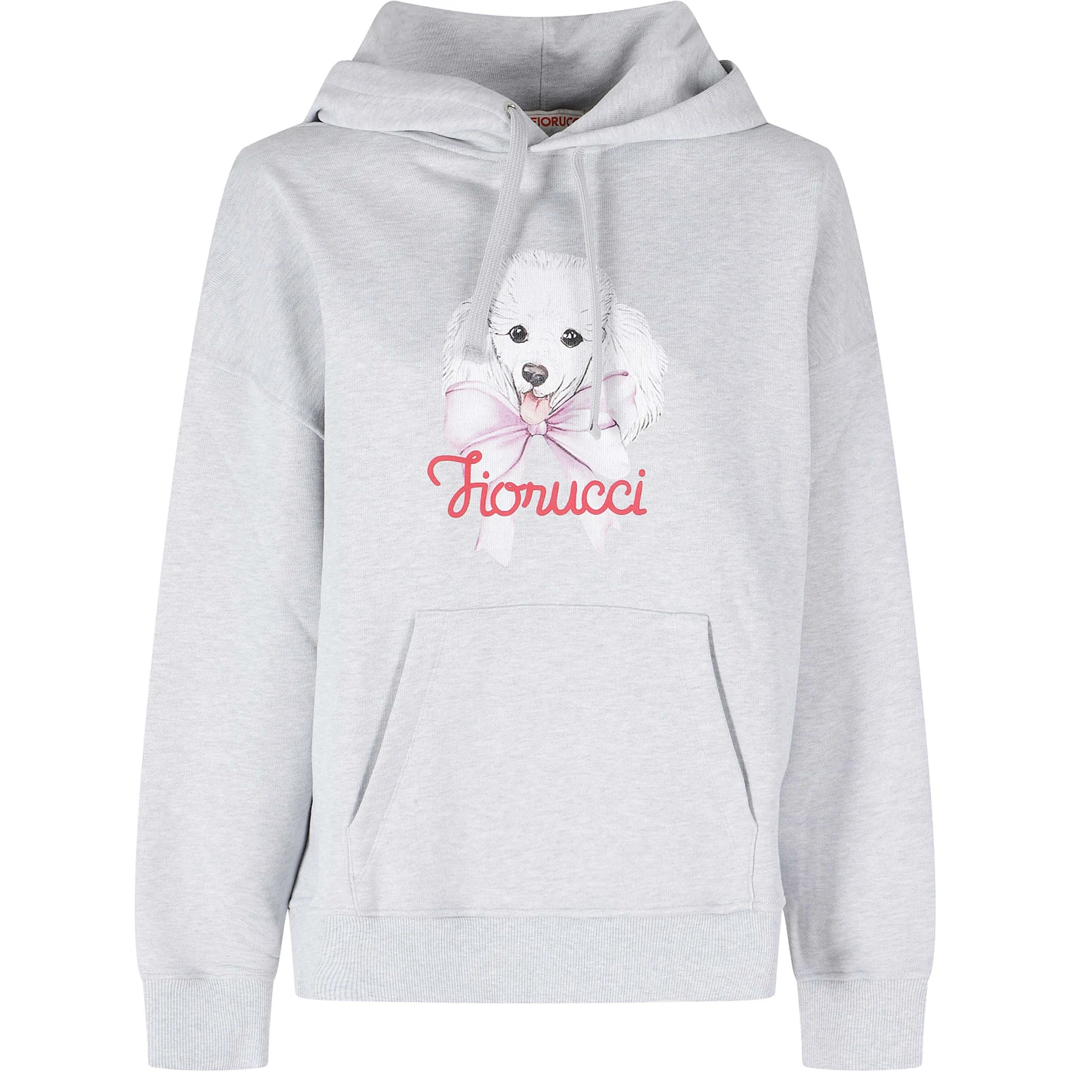 POODLE LOGO PRINT RELAXED HOODIE
