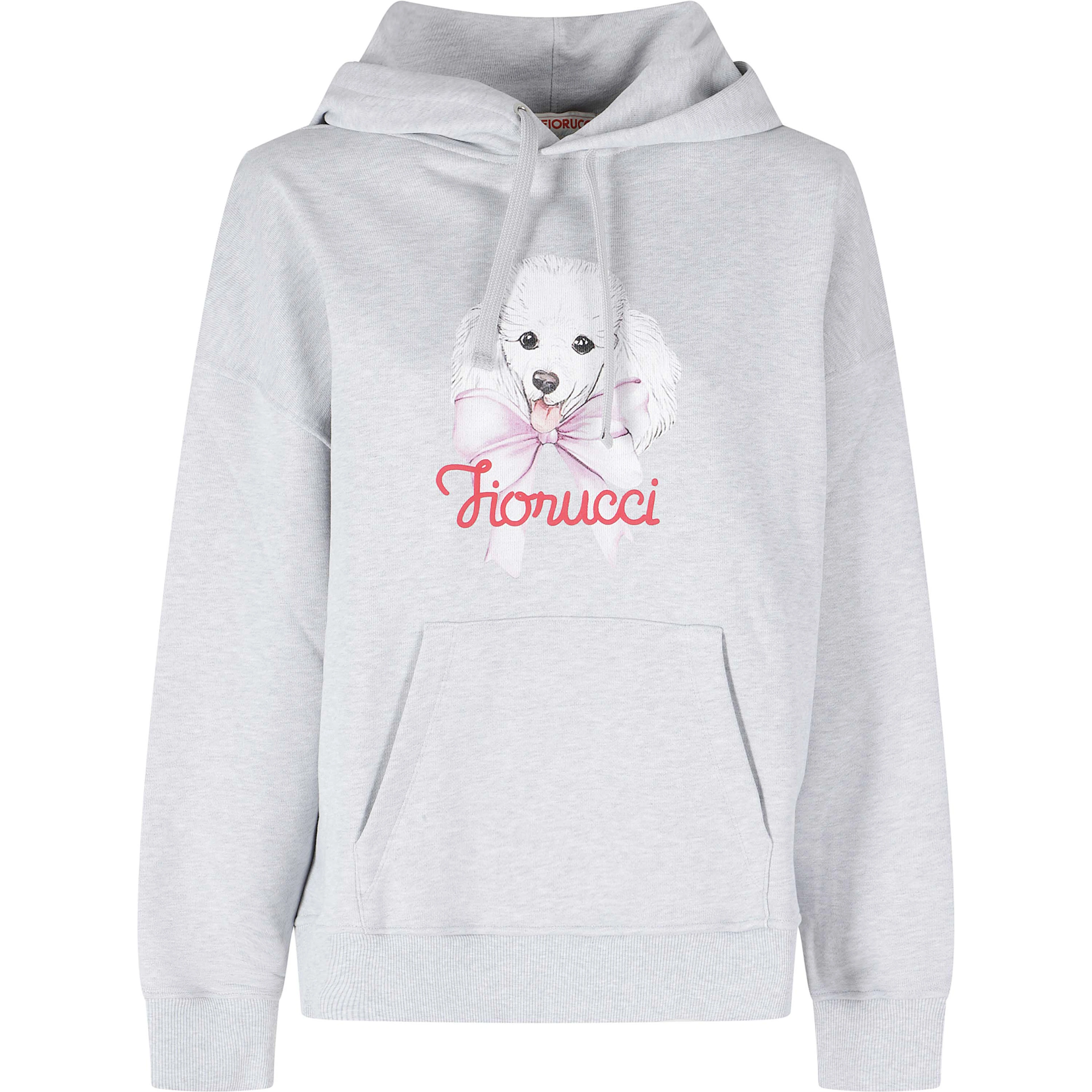 POODLE LOGO PRINT RELAXED HOODIE