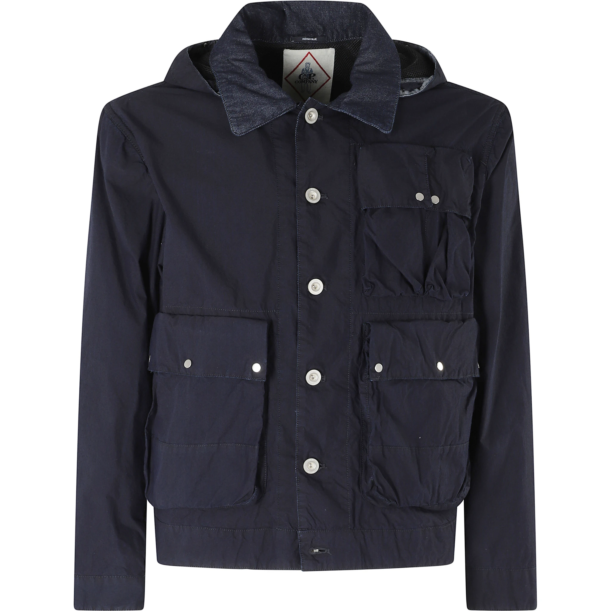 OUTERWEAR MEDIUM JACKET IN 50 FILI INDIGO