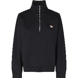 BABY FOX HALF ZIPPED SWEATSHIRT