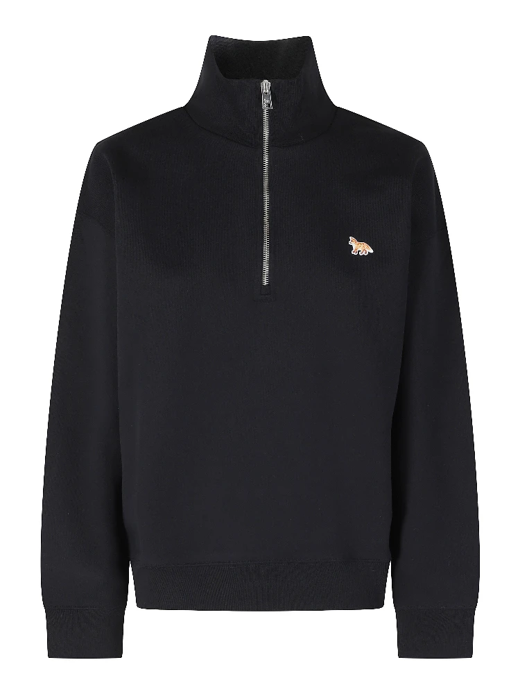 BABY FOX HALF ZIPPED SWEATSHIRT