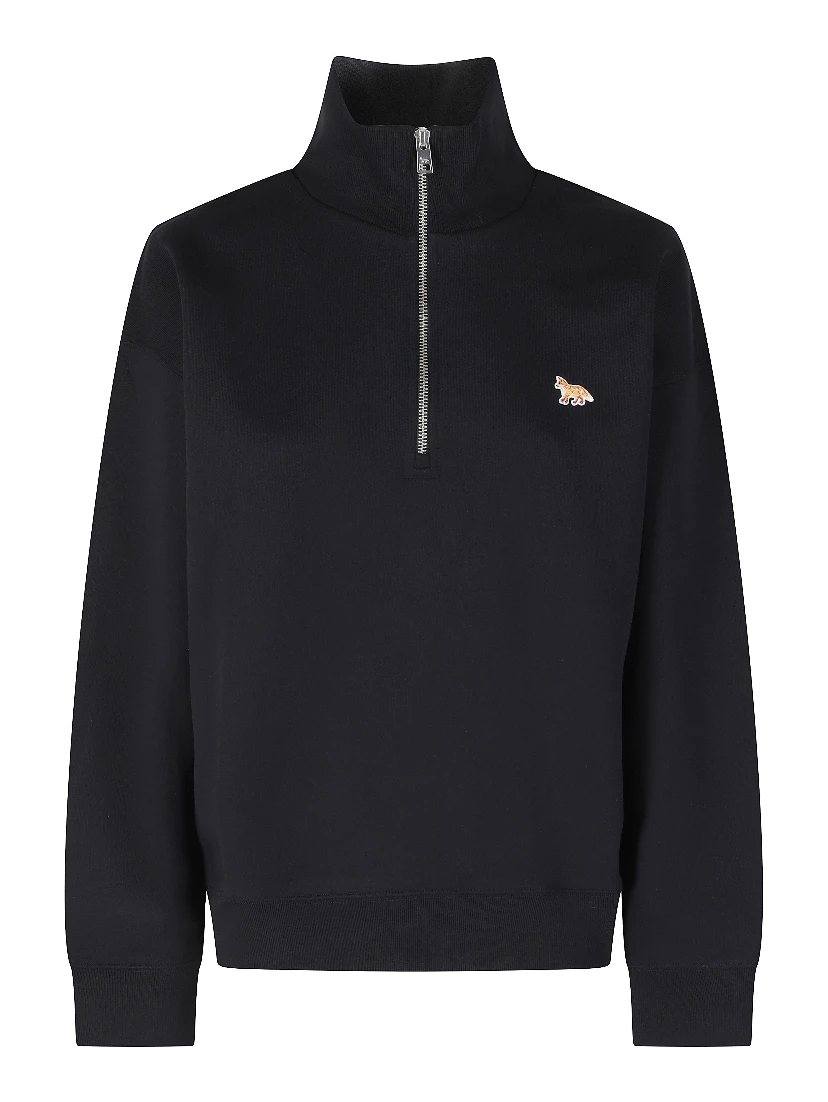 BABY FOX HALF ZIPPED SWEATSHIRT