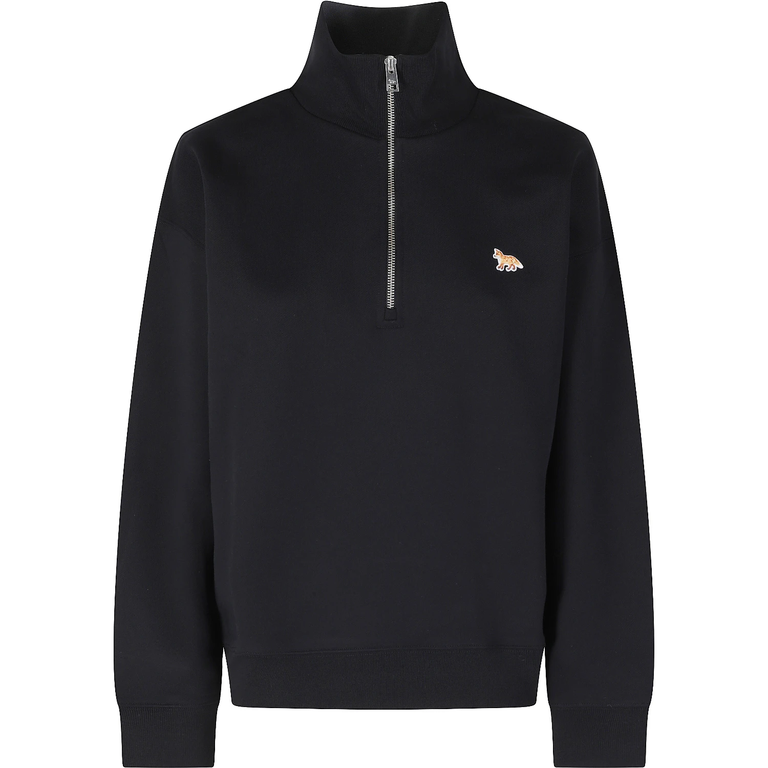 BABY FOX HALF ZIPPED SWEATSHIRT