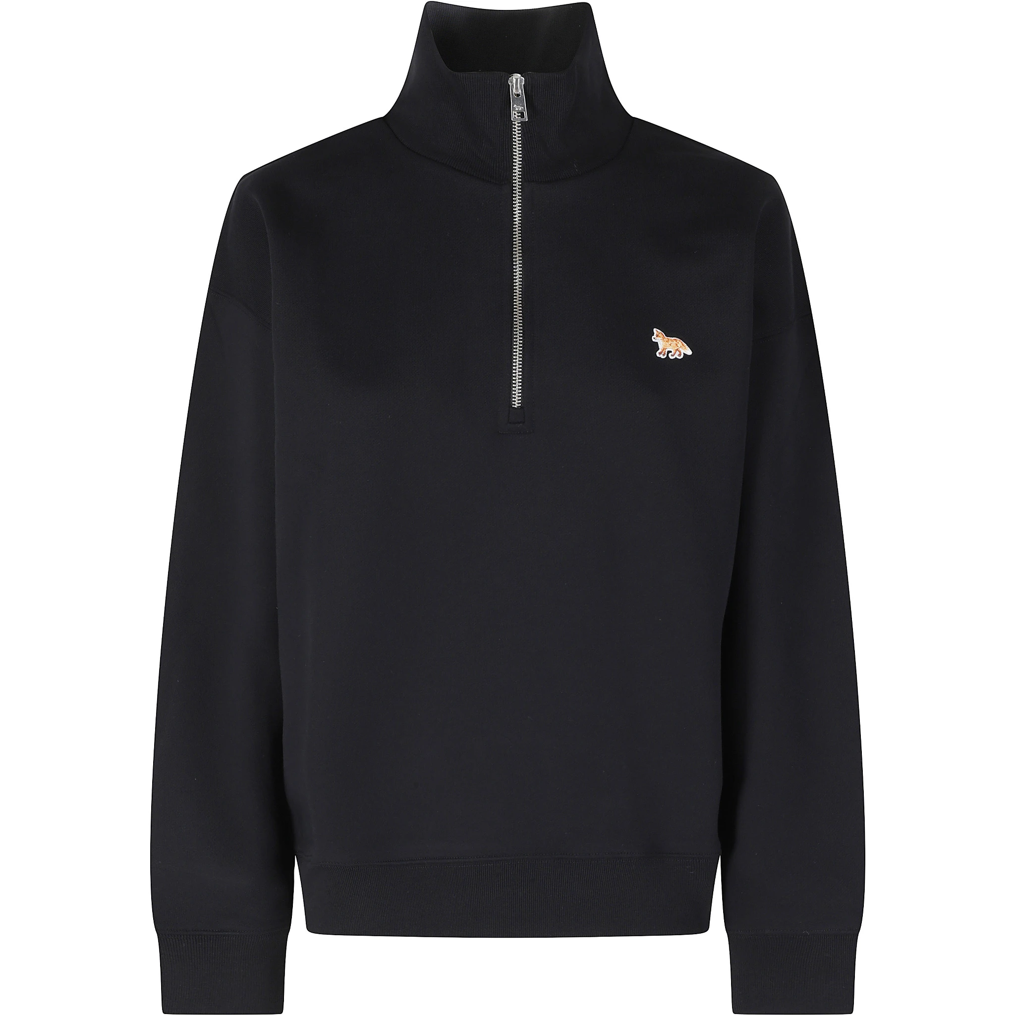 BABY FOX HALF ZIPPED SWEATSHIRT