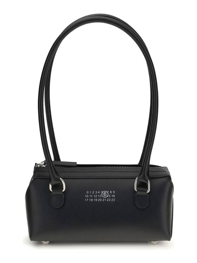 Black Calf Leather Bos Taurus Shoulder Bag