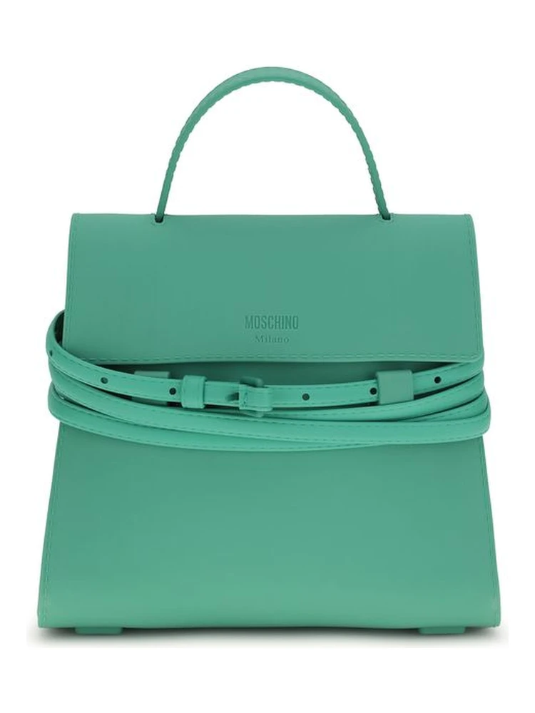 Bicolor Synthetic Handbag