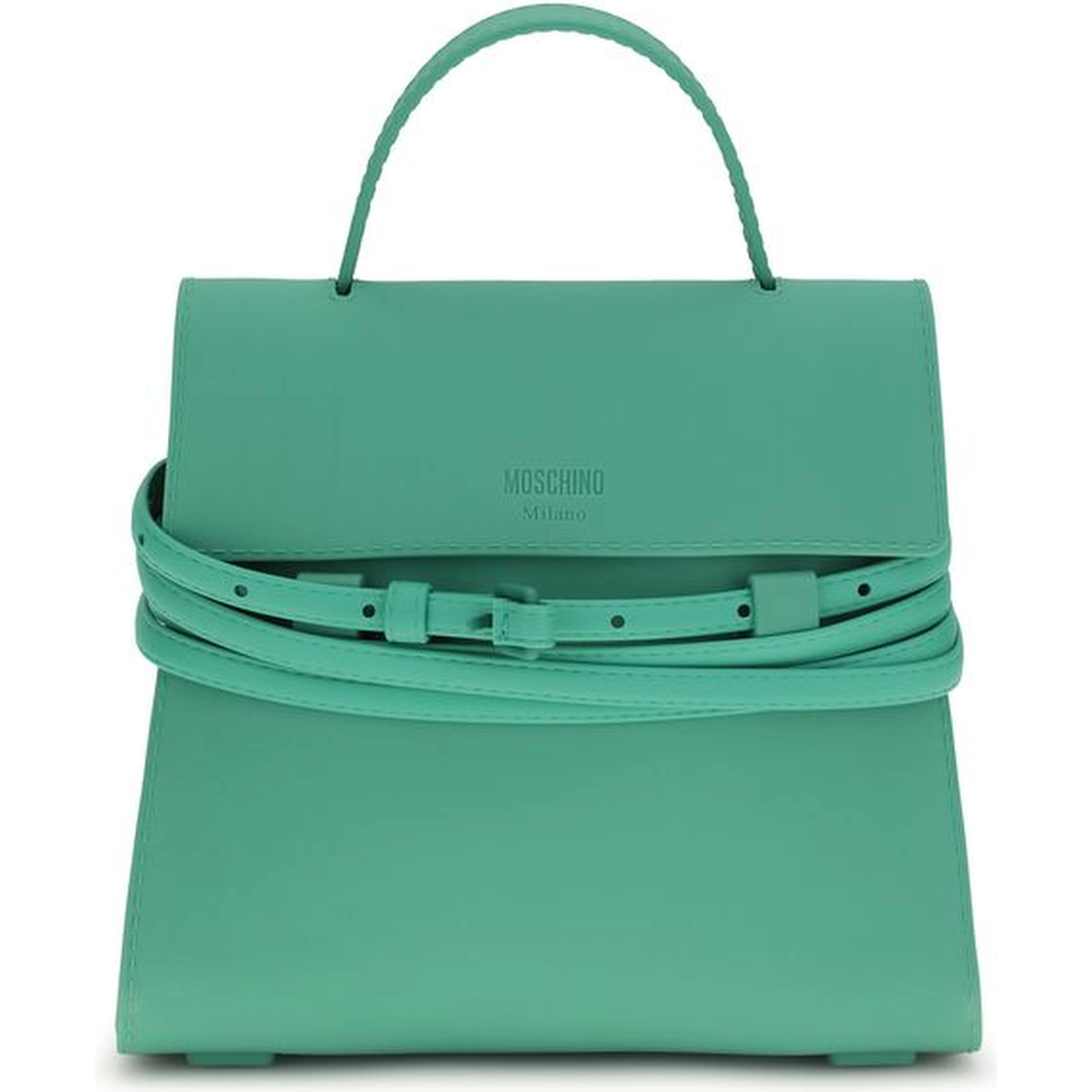 Bicolor Synthetic Handbag