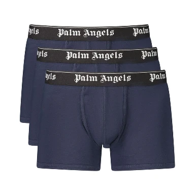 Blue Cotton Men's Boxer