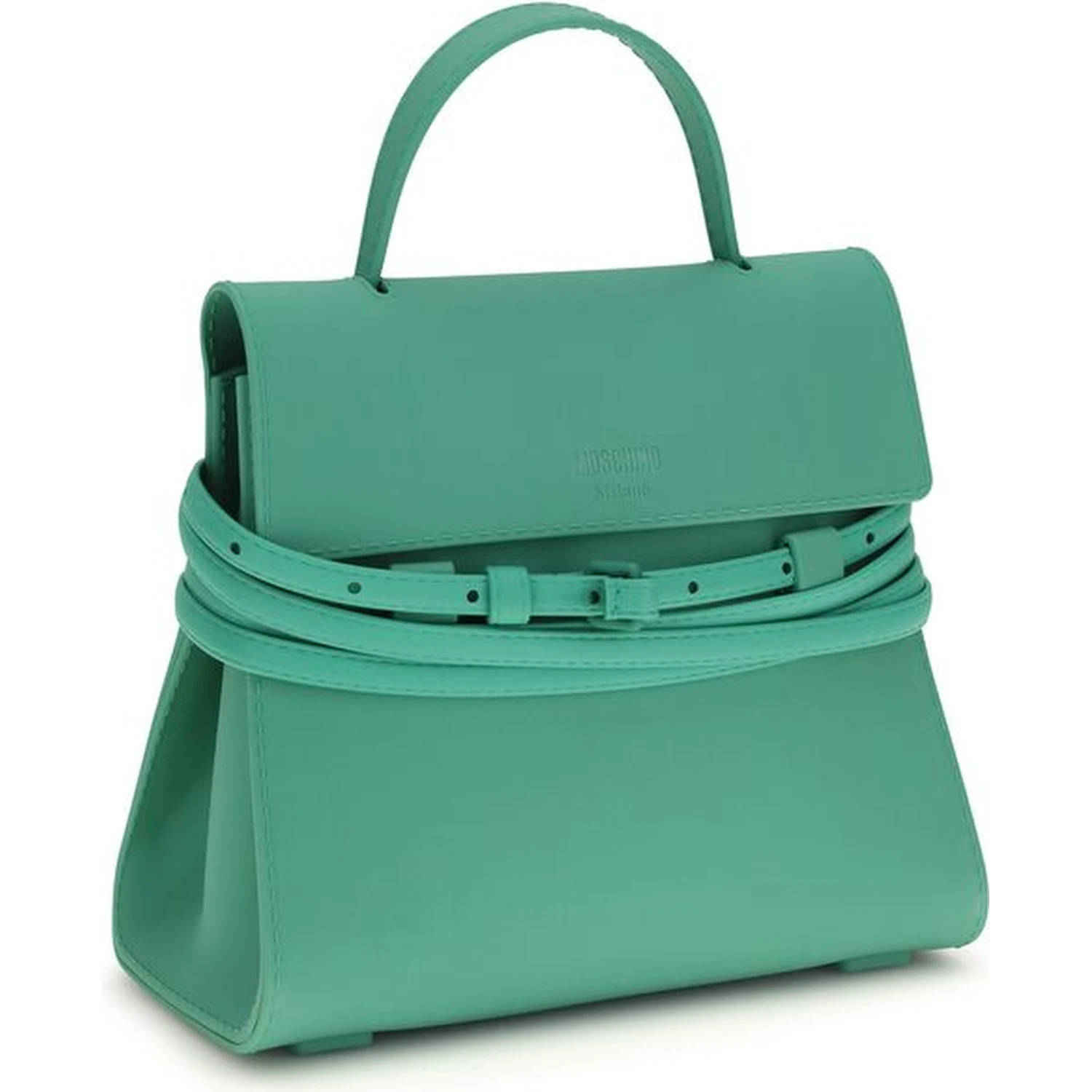 Bicolor Synthetic Handbag