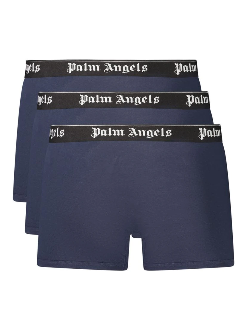 Blue Cotton Men's Boxer
