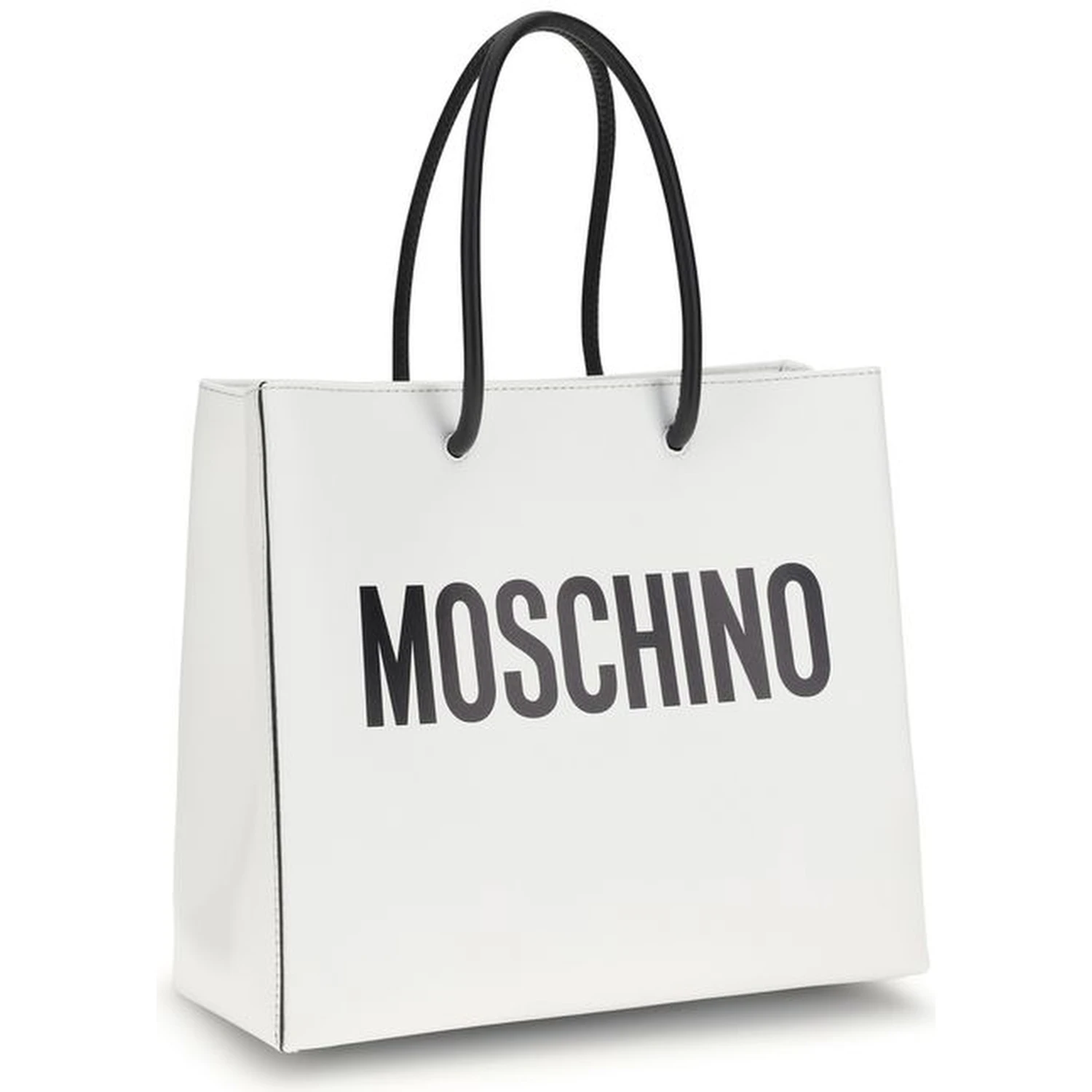 White Calf Leather Bos Taurus Handbag