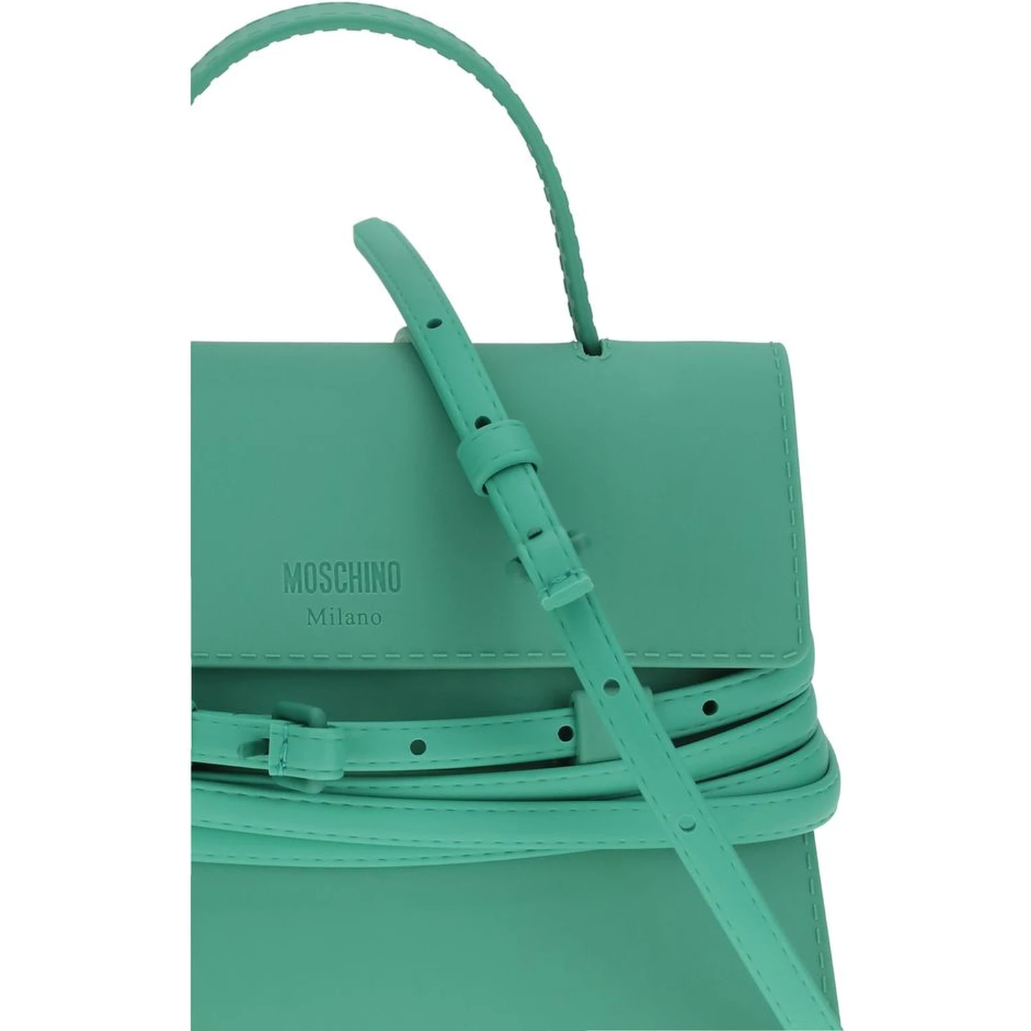 Bicolor Synthetic Handbag
