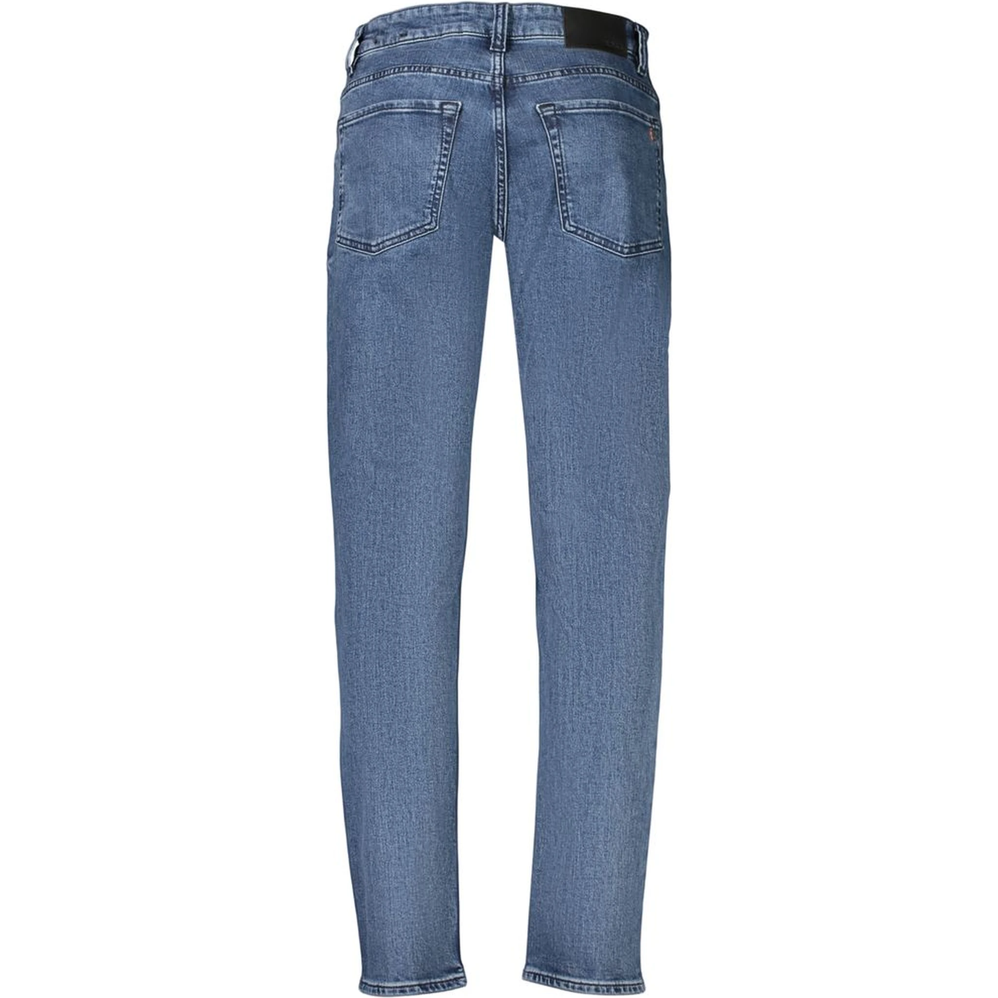 Blue Cotton Men's Jeans