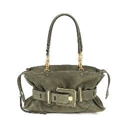 Bicolor Calf Leather Bos Taurus Handbag