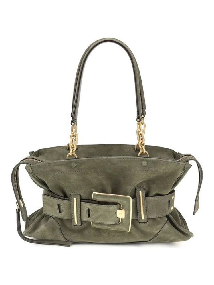 Bicolor Calf Leather Bos Taurus Handbag