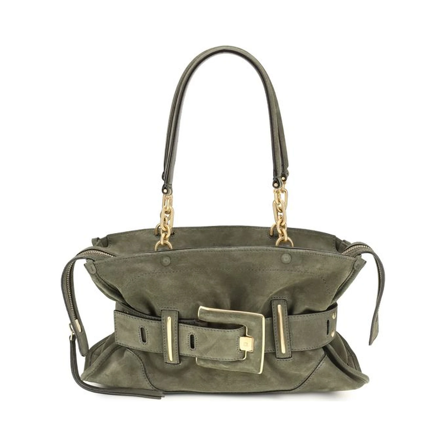 Bicolor Calf Leather Bos Taurus Handbag