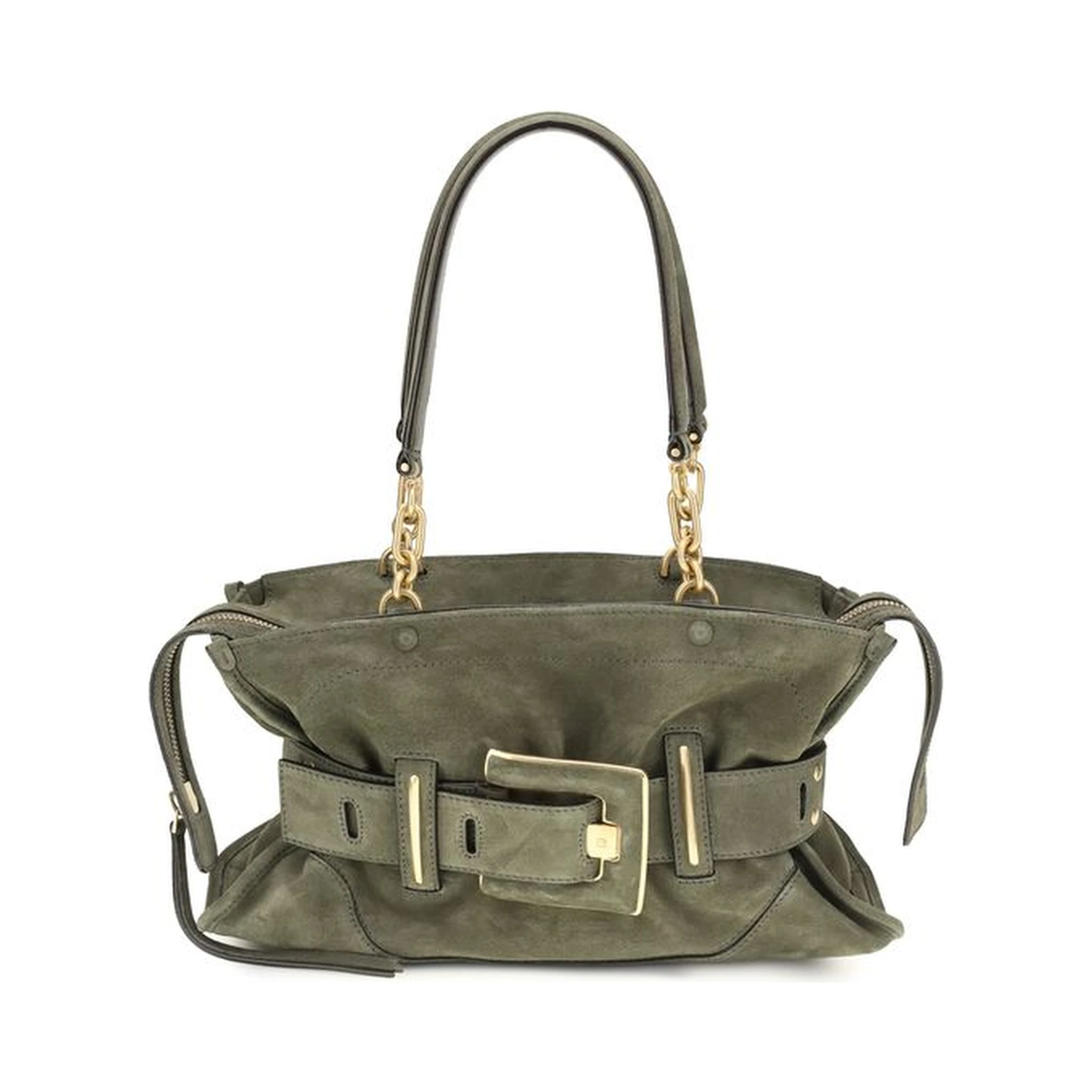 Bicolor Calf Leather Bos Taurus Handbag