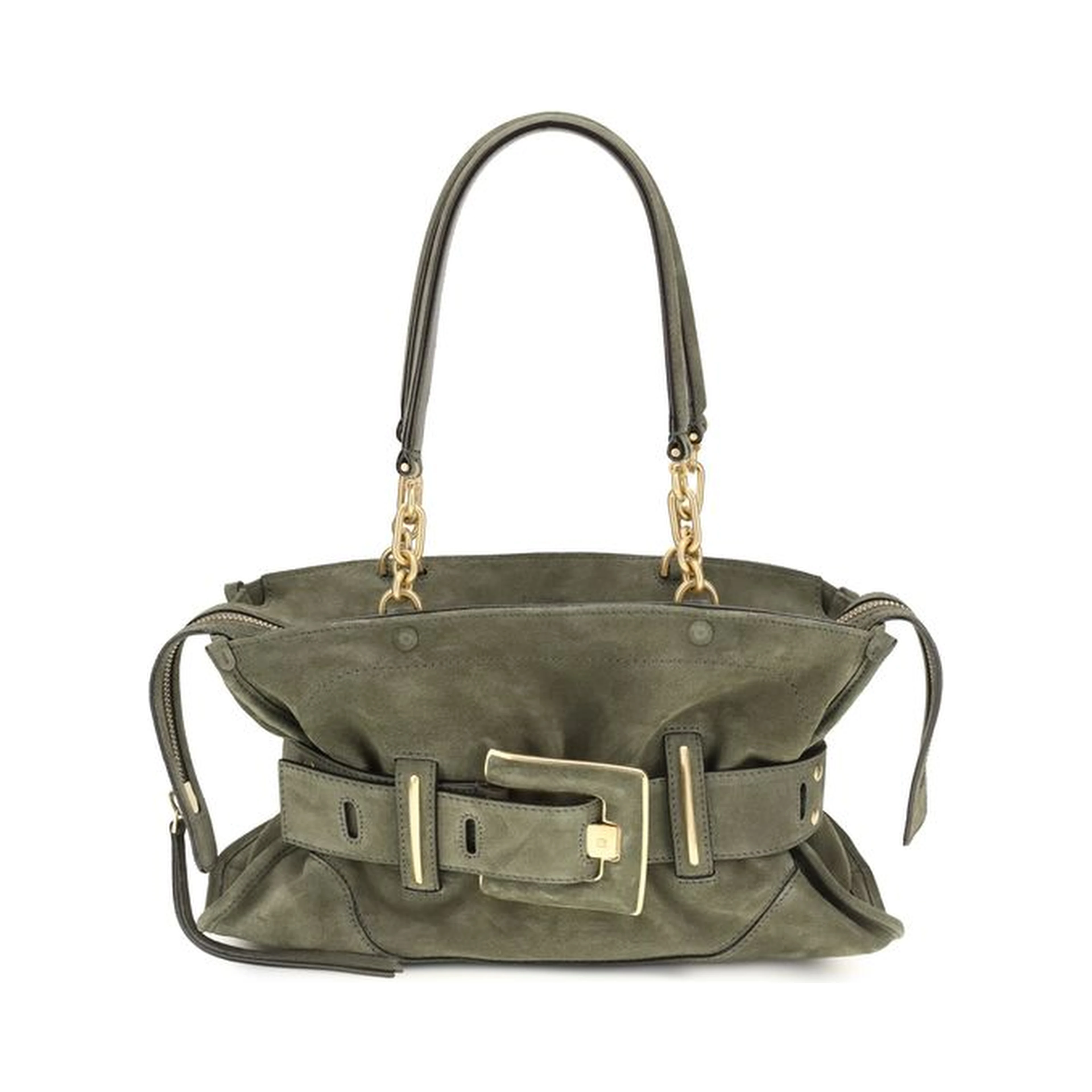 Bicolor Calf Leather Bos Taurus Handbag