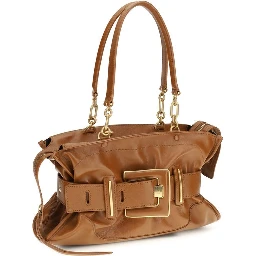 Brown Calf Leather Bos Taurus Handbag