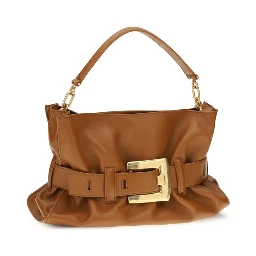 Brown Calf Leather Bos Taurus Handbag