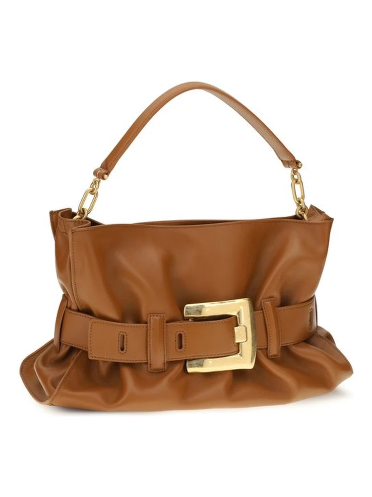 Brown Calf Leather Bos Taurus Handbag alternative