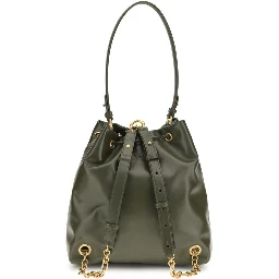 Bicolor Calf Leather Bos Taurus Backpack